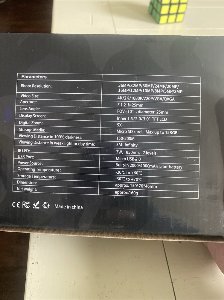 36 Mp Night Vision 4K UHD