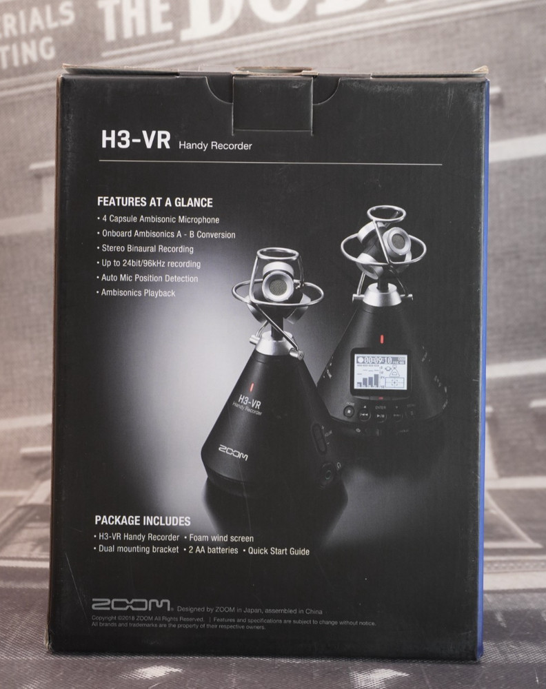 Zoom H3-VR Digital Recorder - Black