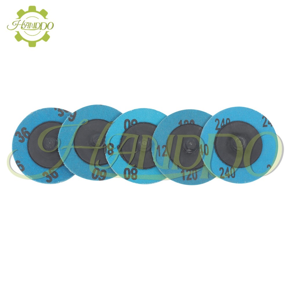 50Pcs Mixup 2" roll Lock Quick Change Discs Set Sanding Discs with 1/4" Holder