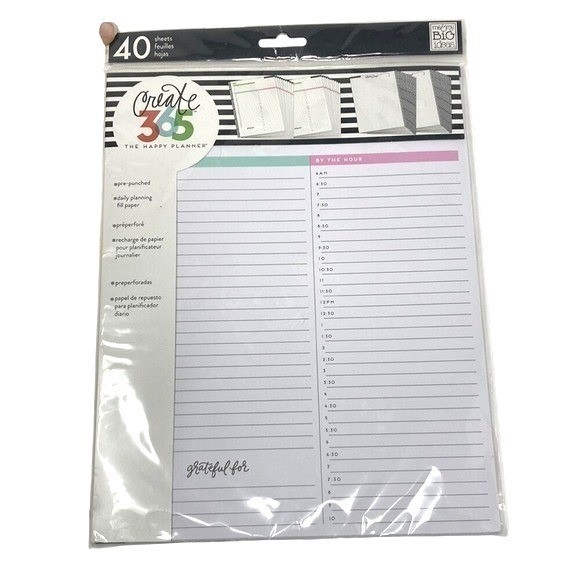 Happy Planner Fill Pages