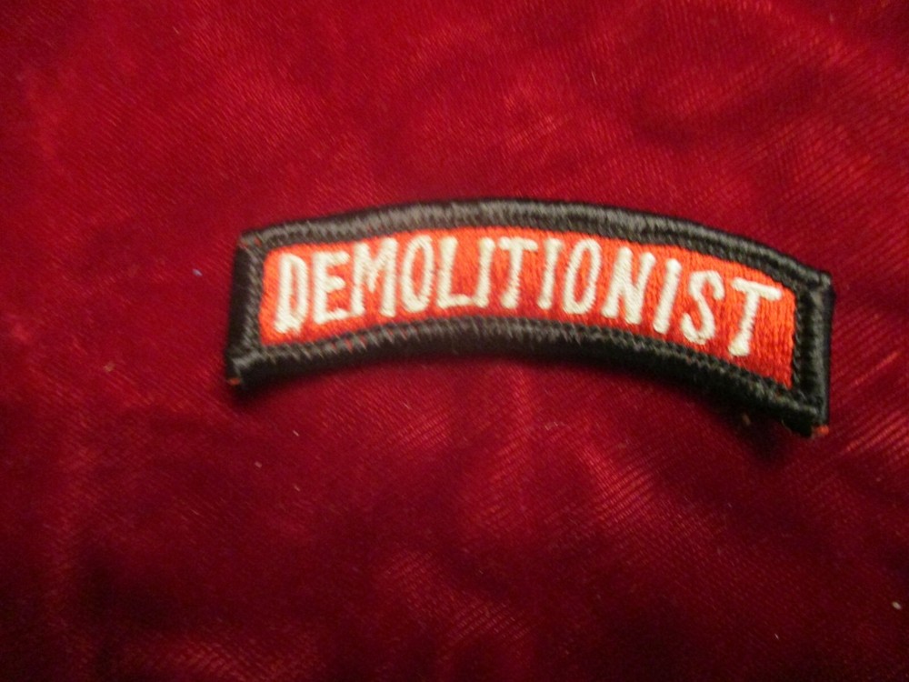 Demolitionist Military Tab Patch