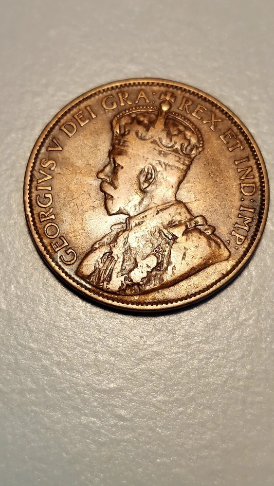 1913 Canada Large Cent, George VII (#2)
