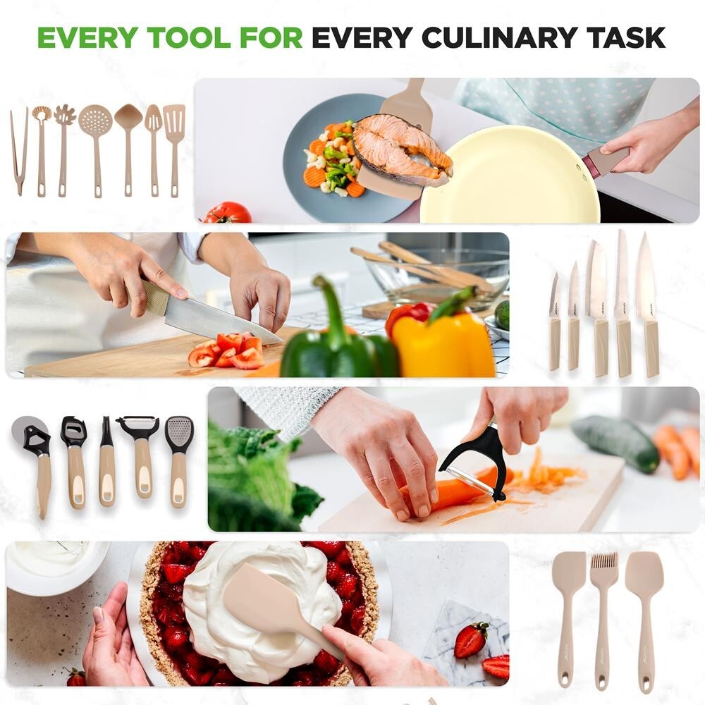 NutriChef 75 Pcs Home Kitchen Cookware, Kitchen Tools, Bakeware Set-High Quality