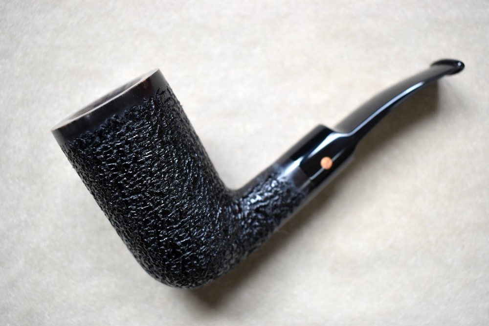 Moretti Pipe Black Rusticated Chimney Freehand