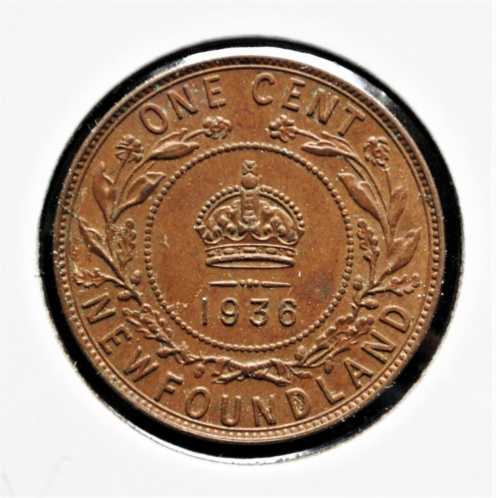 1936 Newfoundland One Cent