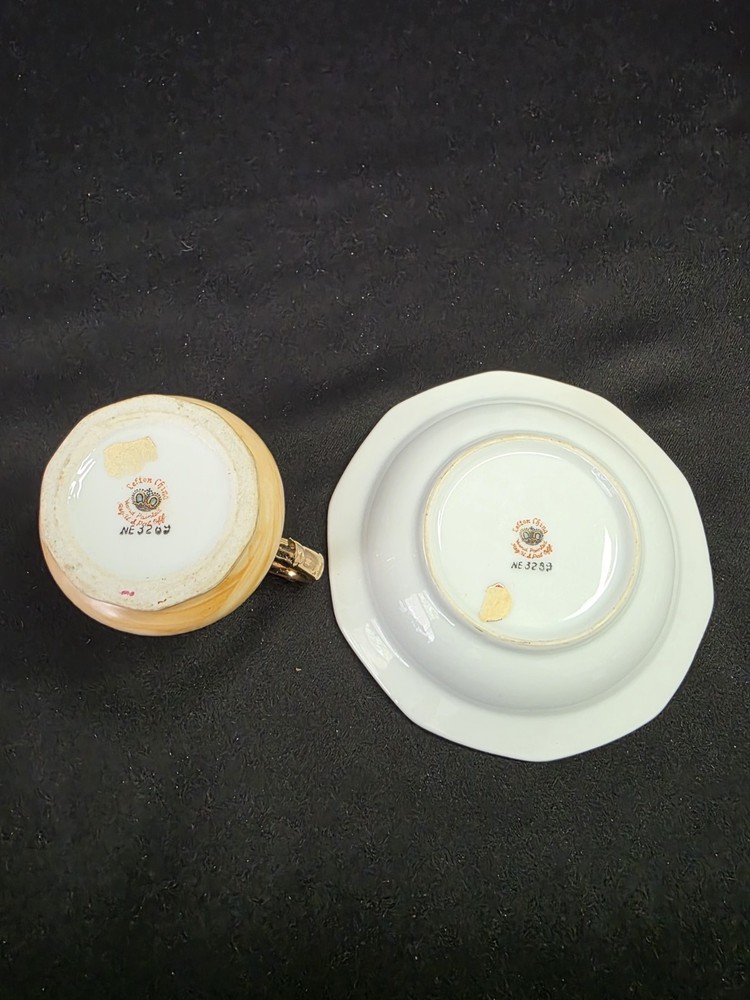 Vintage Lefton Hand Painted Miniature Pitcher And Basin Fruit Pattern