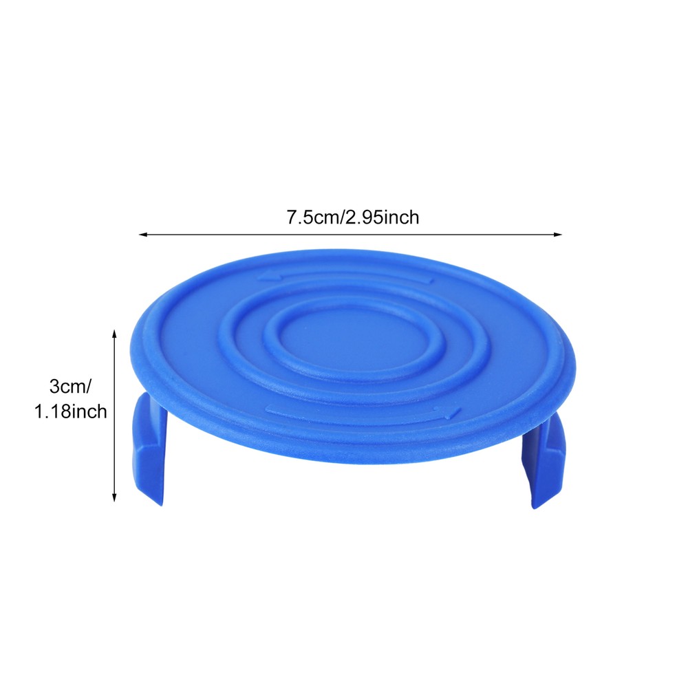3 Pack Replacement Trimmer Spool Caps For Kobalt 40-Volt Trimmer New