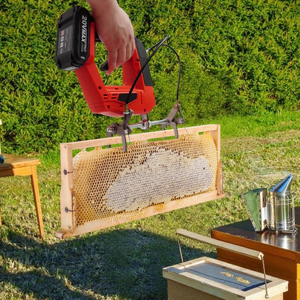 Portable Electric Bee Shaker, Handheld Beehive Frame Shaking Machine Bee Remover