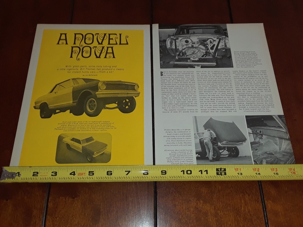 BILL THOMAS CHEVY II NOVA ORIGINAL 1966 ARTICLE