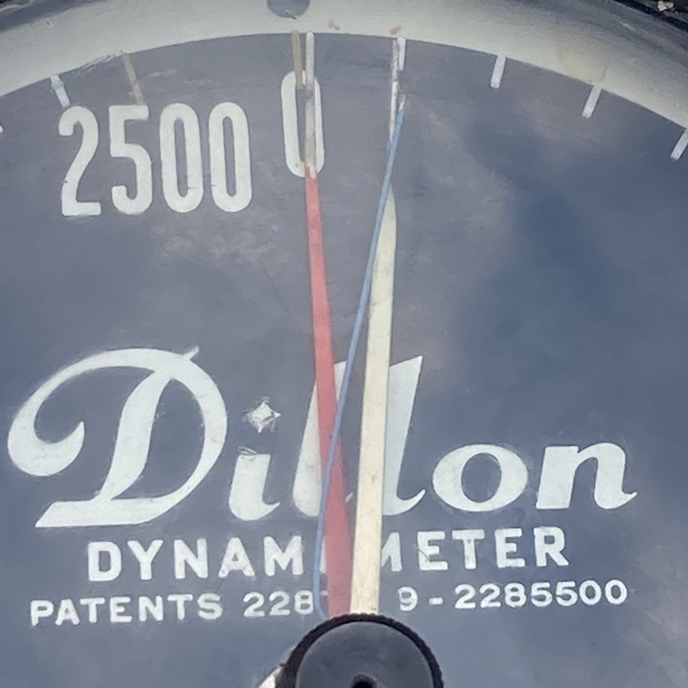 Dillon Dynamometer 2500/50 Lbs With Case