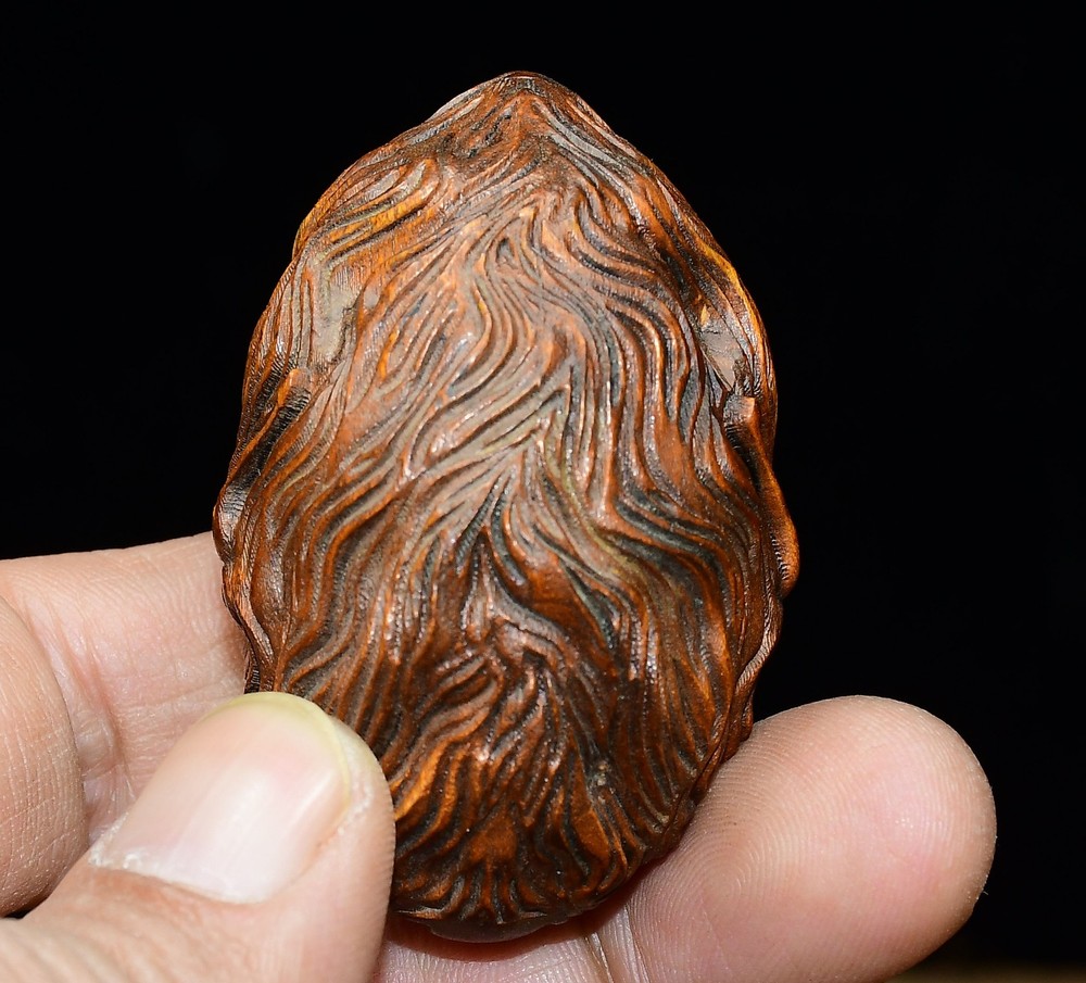 Exquisite Small Leaf Boxwood Wukong Handle