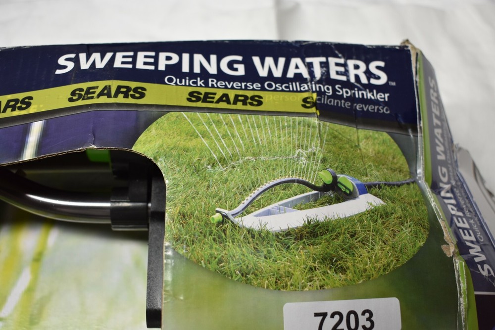Ray Padula Quick Reverse Oscillating Sprinkler  3,200 Sq Ft ~
