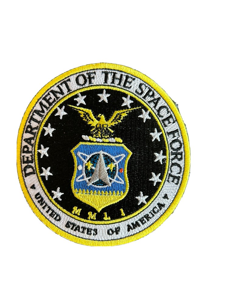 US SPACE FORCE PATCH - SPACE FORCE EMBLEM - 3.5” Diameter
