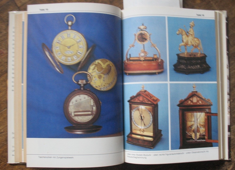 German Book Clock WATCH Design Construction Technology Assembly timekeeping Old