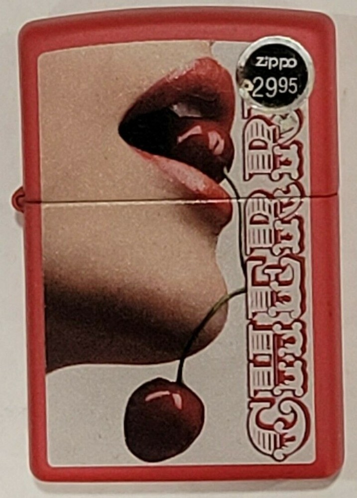 CHERRY - Zippo Lighter, NEW (STORE TAKE OUTS)
