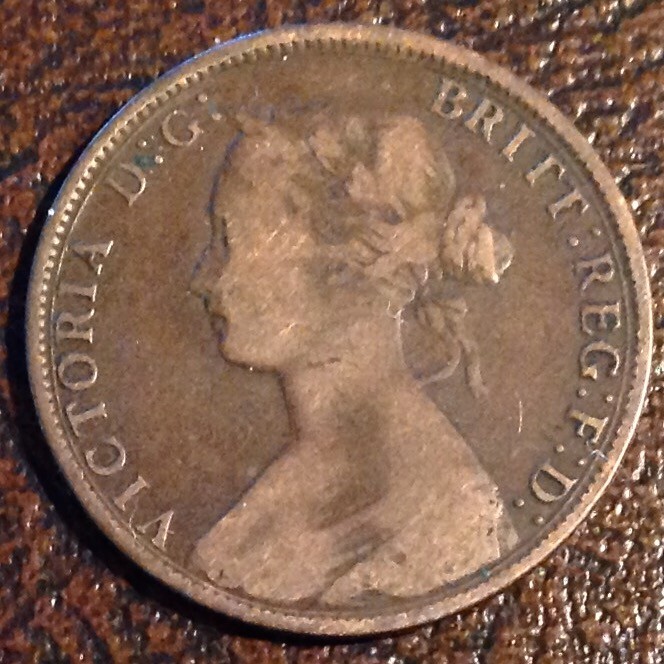 1861 Nova Scotia Victoria One Cent cd