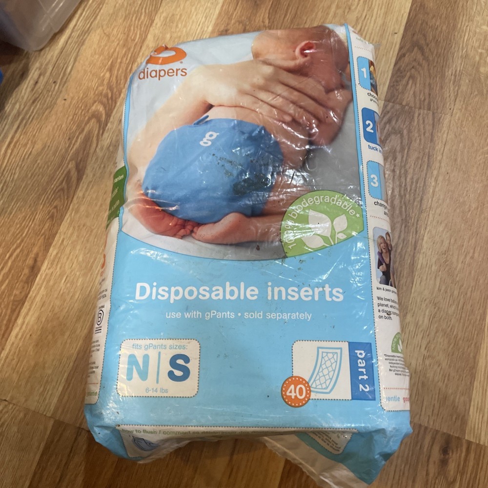 G Diaper Disposable Inserts Size NN/P