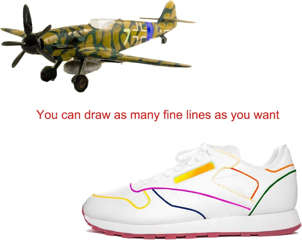 Scroll Pinstriping Brush,3 PCS High Performance Script Pinstripe Brushes,Made fr