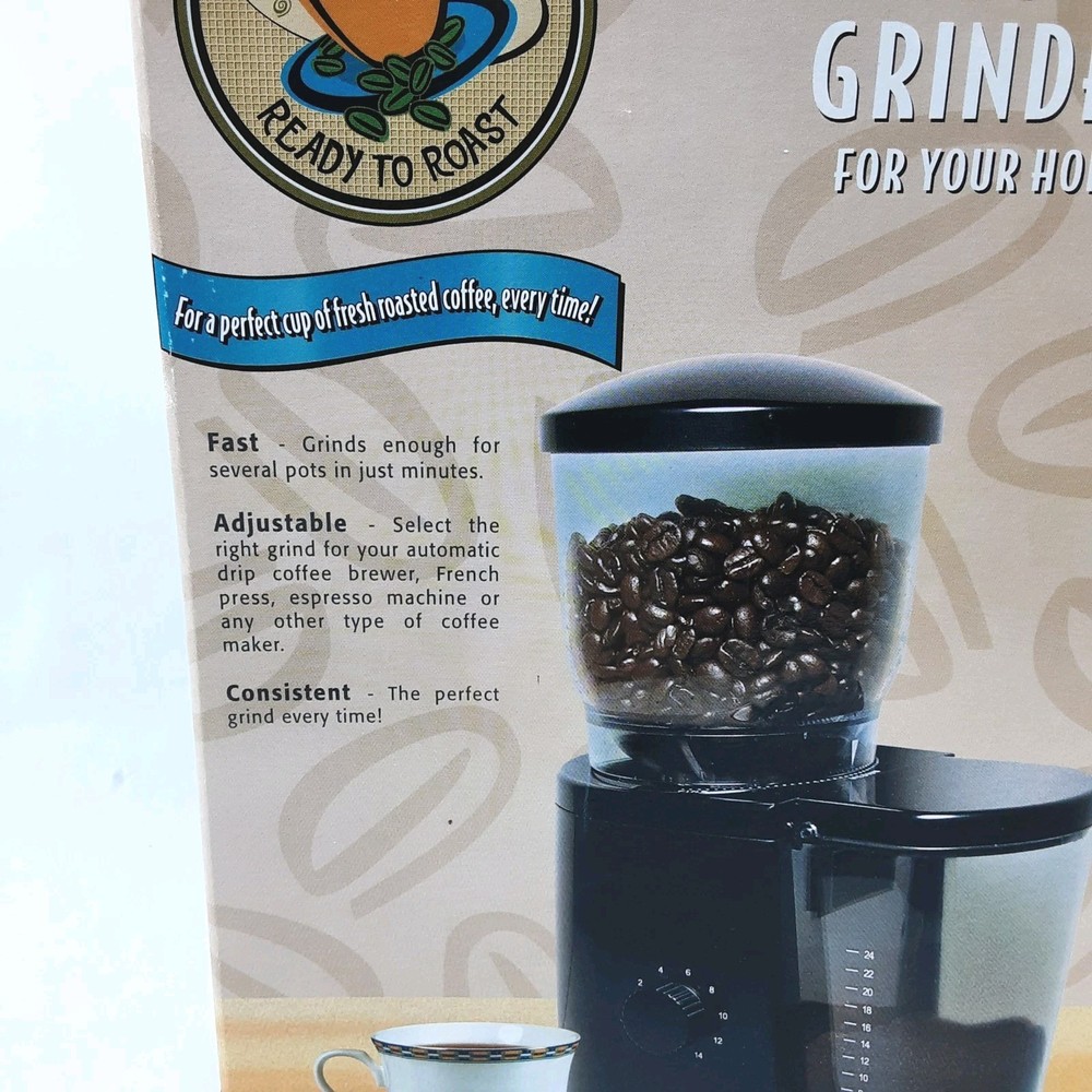 Zack & Dani's Gourmet Coffee Grinder Adjustable Settings New