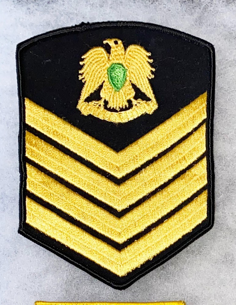 Libyan Enlisted Military Rank Patch