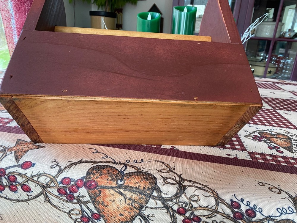 wooden paper towel holder