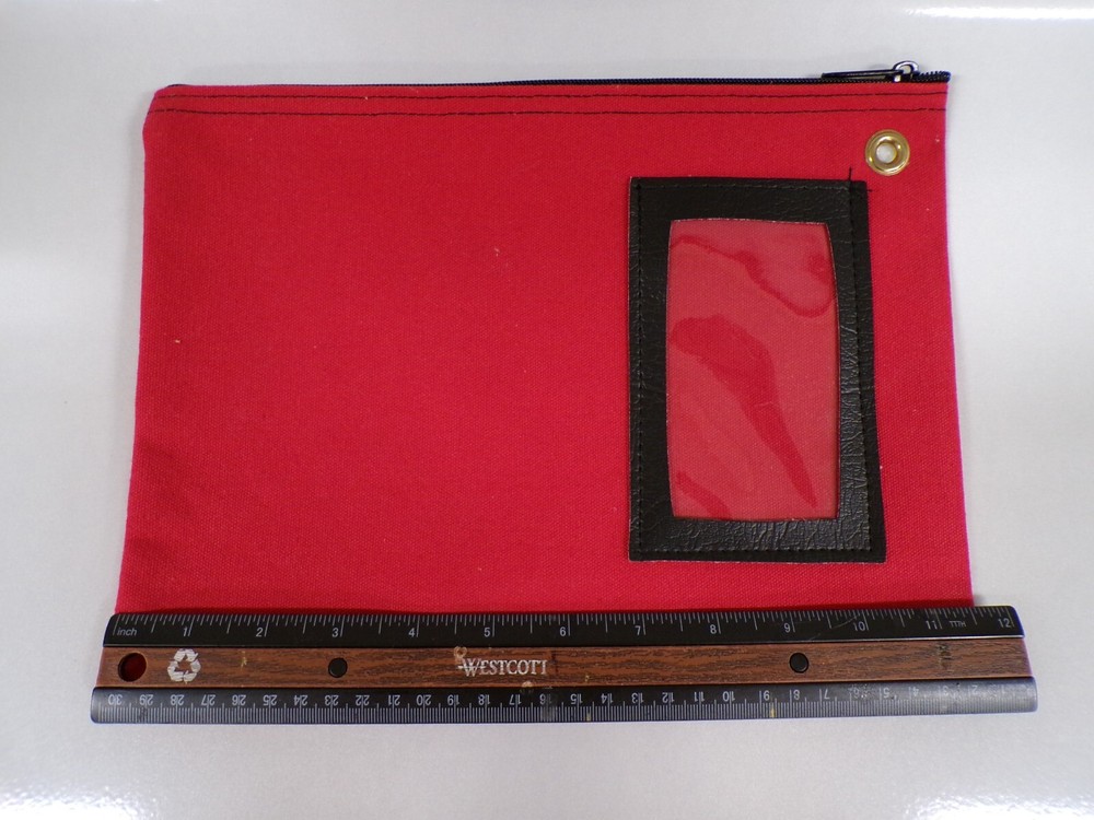 100 Canvas Zipper Bag with Card Holder