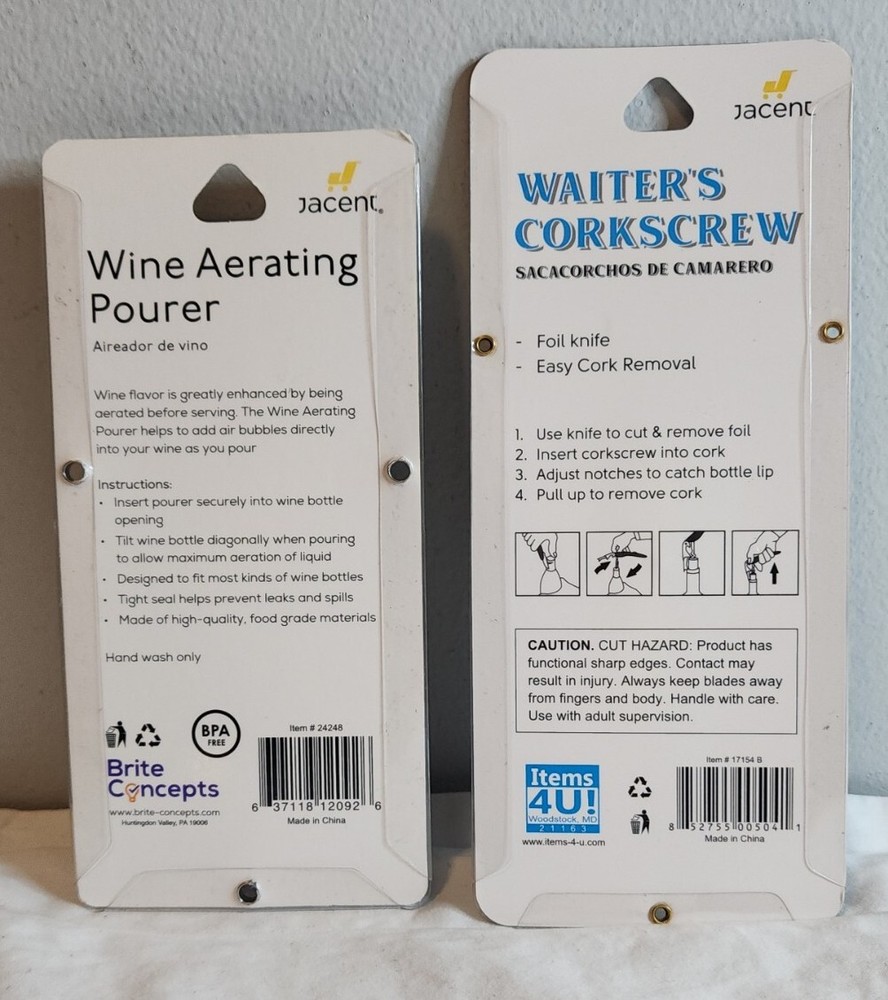 Wine Aerating Pourer & Corkscrew