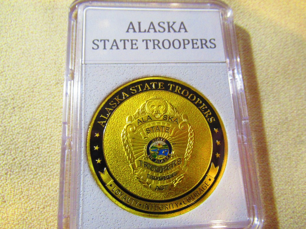 ALASKA STATE TROOPERS Challenge Coin