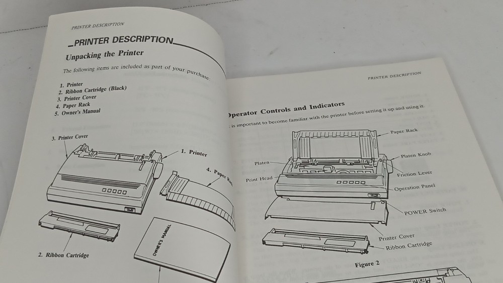 Seikosha Sp-2000 Plus MATRIX Printer For Commodore MANUAL ONLY