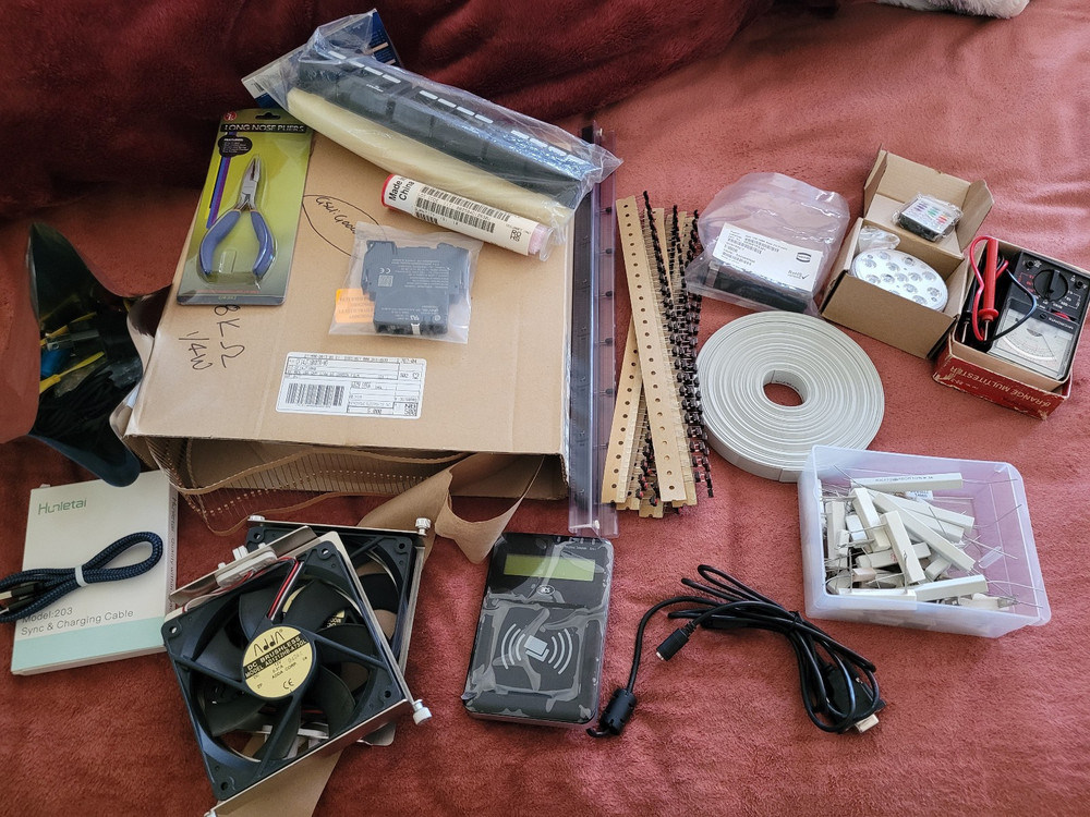 9 lb+ Large Grab Bag of Electronic Components  -  *See Description*