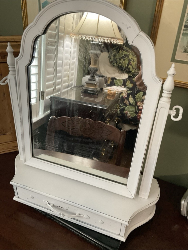 Shaving Mirror With Drawer