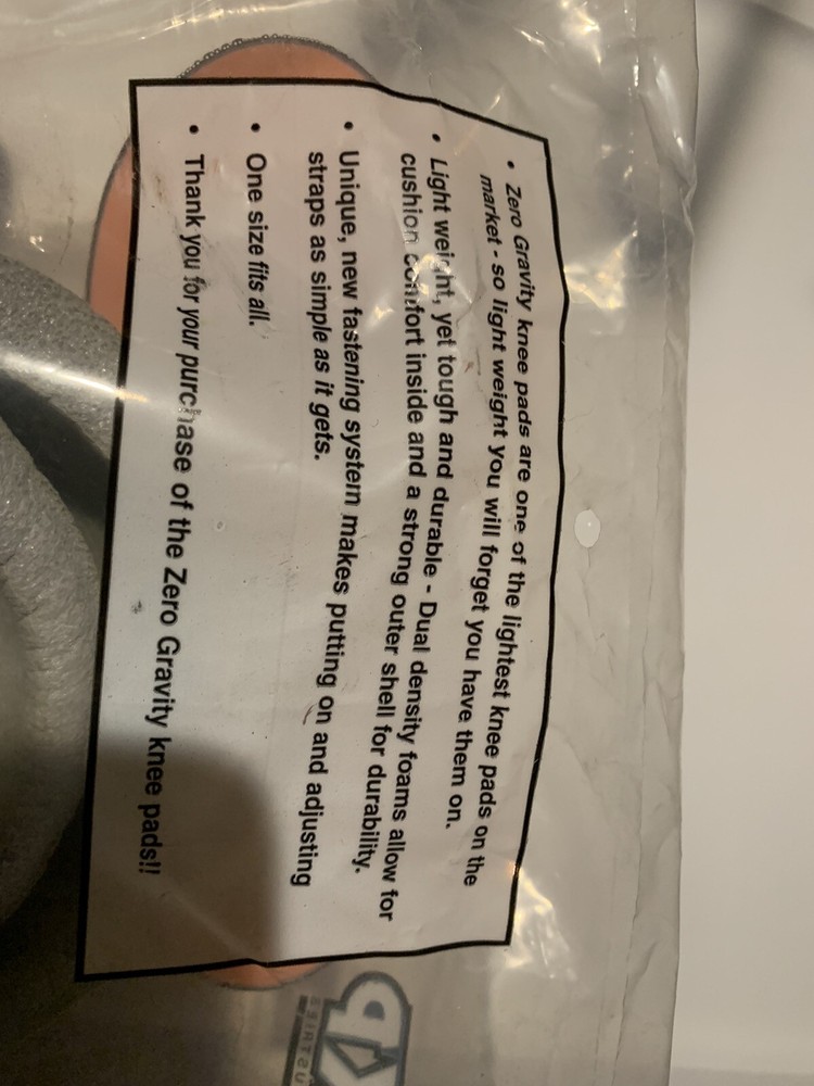 Zero Gravity Knee Pads - KneeProGray S96310 Sellstrom