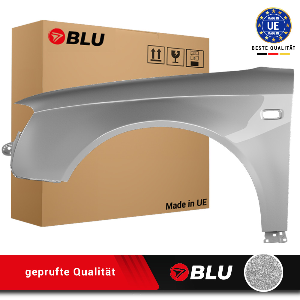 Fender For Audi A4 B7 LY7W Left Silver 04-08 Front Painted New