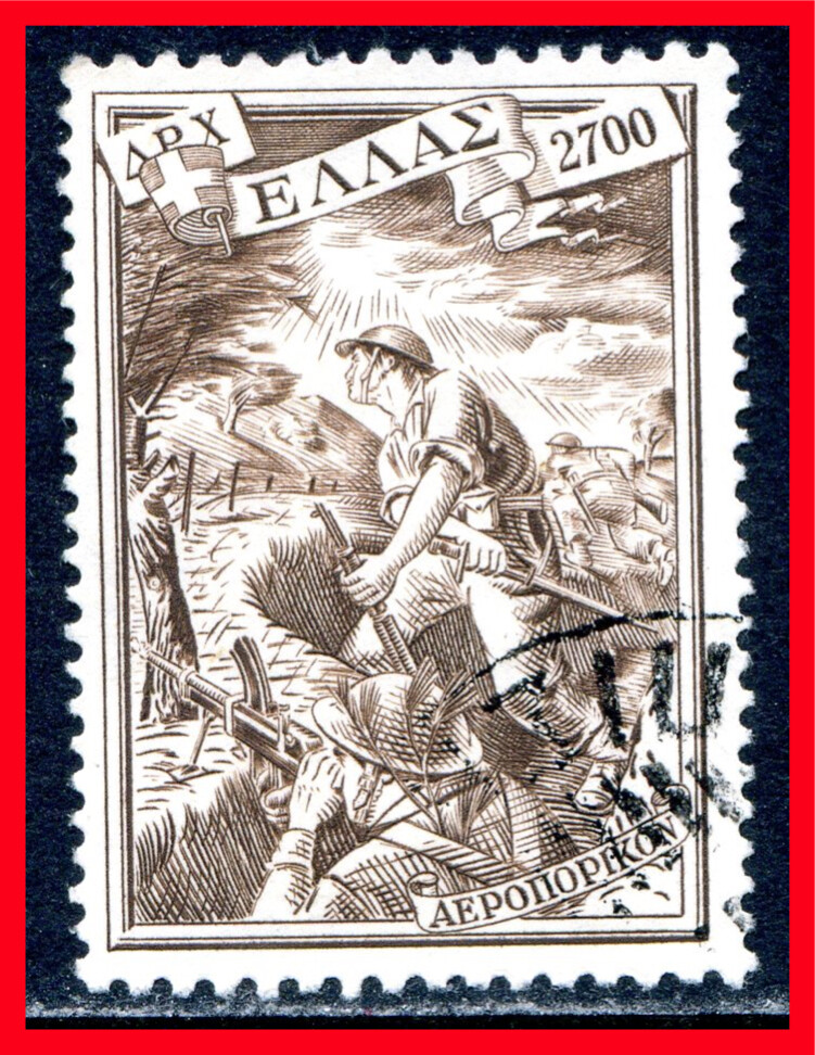 Greece Air Post Stamp Scott C69, Used!! Gr135b