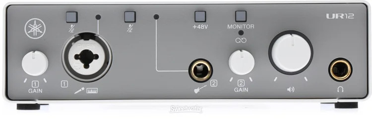 Yamaha UR12-MK3 USB-C Audio Interface - White