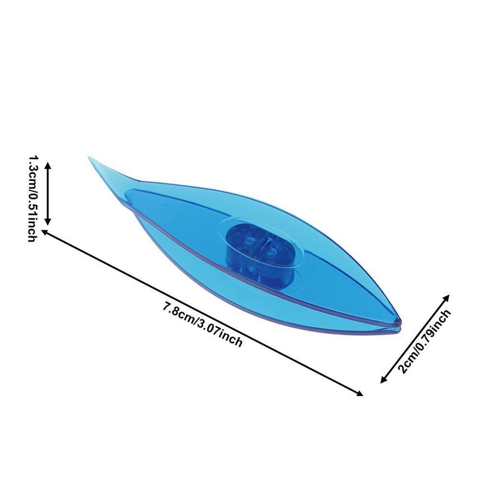 1 Pieces Blue Plastic Tatting Shuttle Tool for Hand Lace