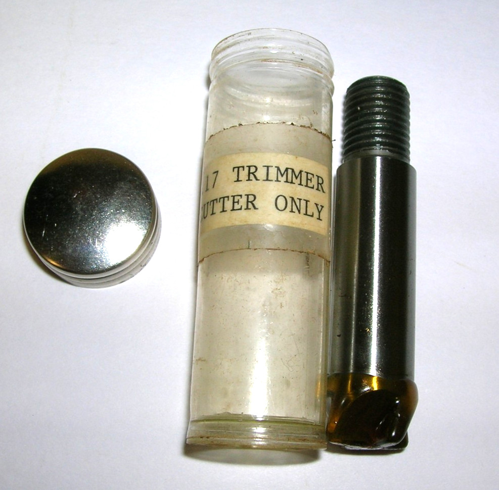 Trimmer Cutter .17 Caliber Case Trimmer 4 Blade Gun Reloading Tool Milling