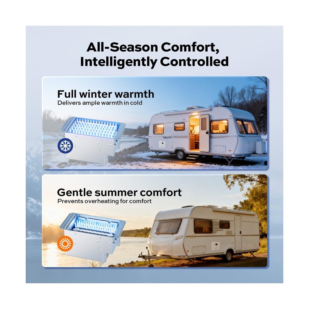 ORBEK ORBEK 60,000 BTU RV Tankless Water Heater, Propane Gas On-Demand Instan...