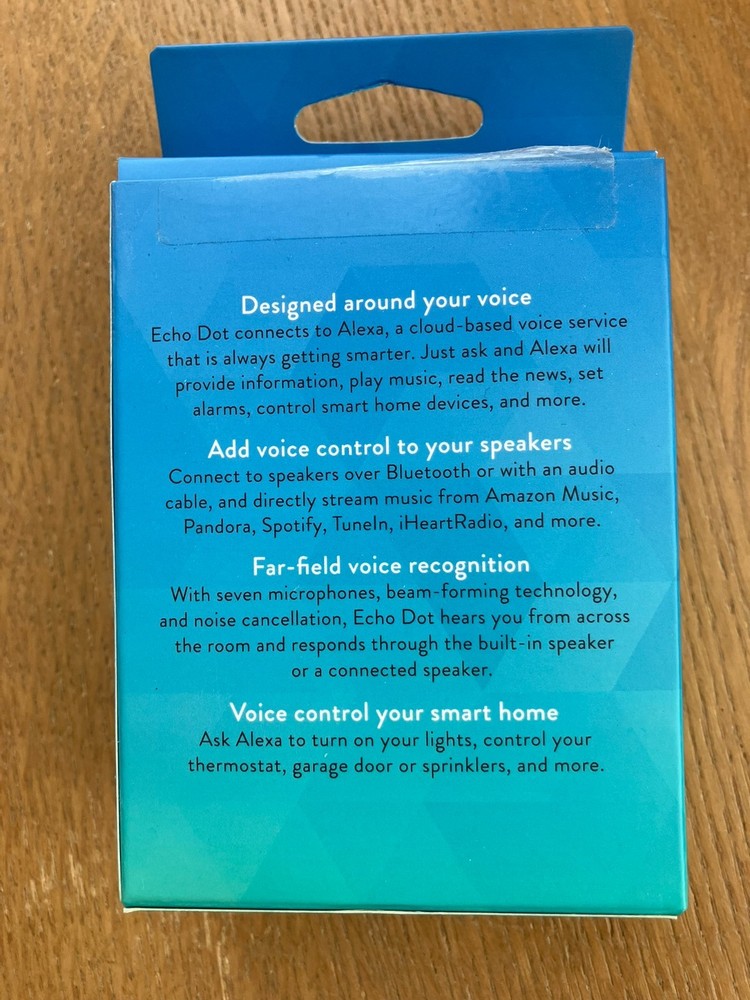echo dot 2nd generation new/open box
