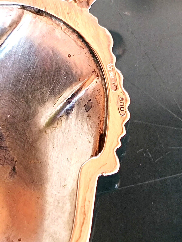 800 Silver miniature, microfusion purse