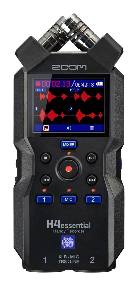 Zoom H4-ESSENTIAL 4-Channel Handy Recorder w/ Accessibility features