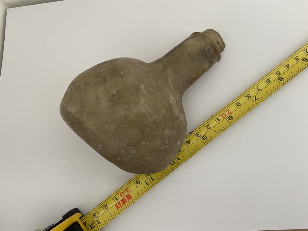 OLD Deformed glass bottle