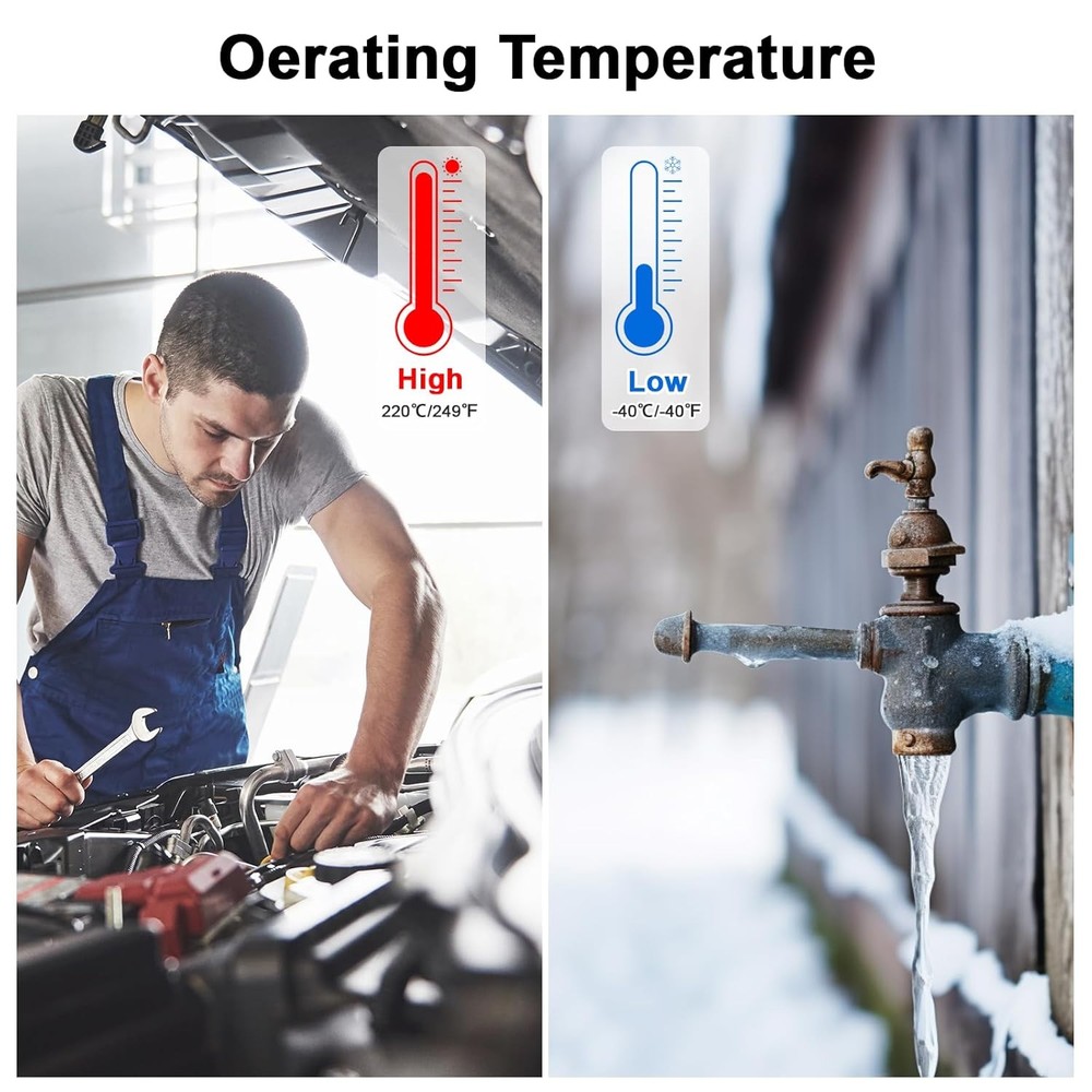 500 Pcs 20 Sizes O Ring Kit,Rubber O-Ring Assortment Kit, Rubber Black