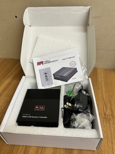 Hall Technologies EX-HDU-R HDMI & USB 2.0 over Cat6 Extender Receiver