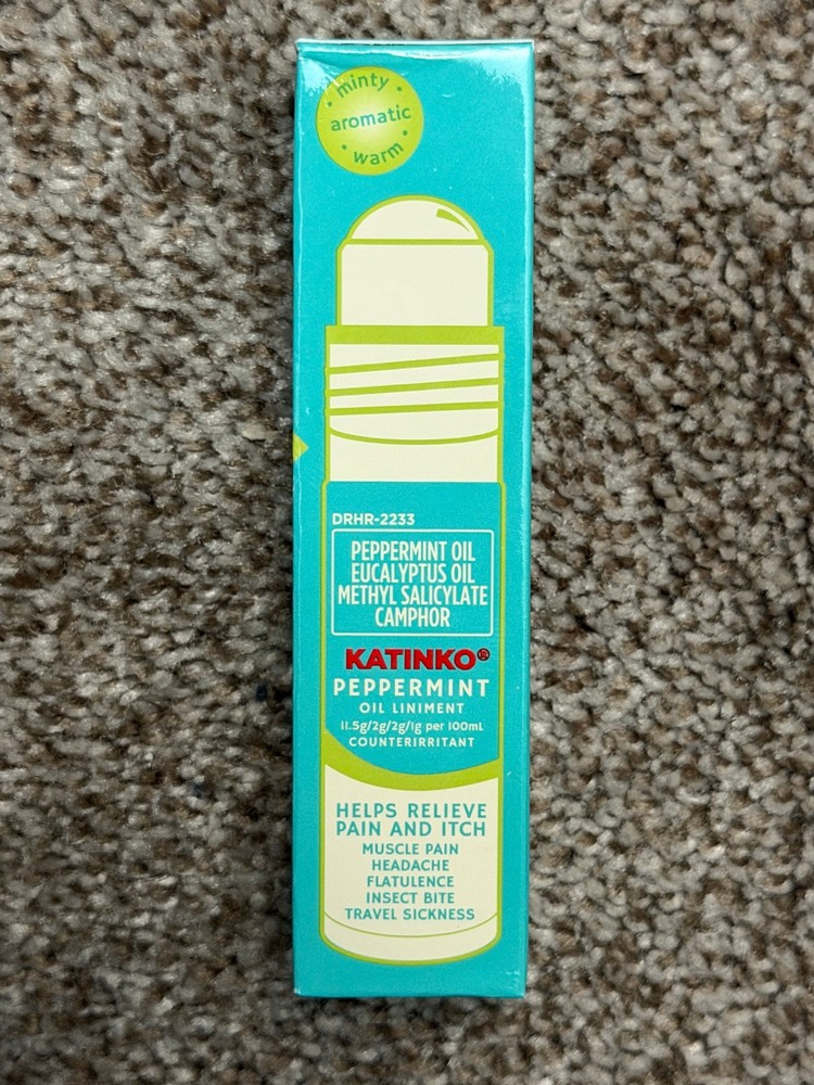 Katinko Oil Liniment Rollerball Applicator 10ml PEPPERMINT