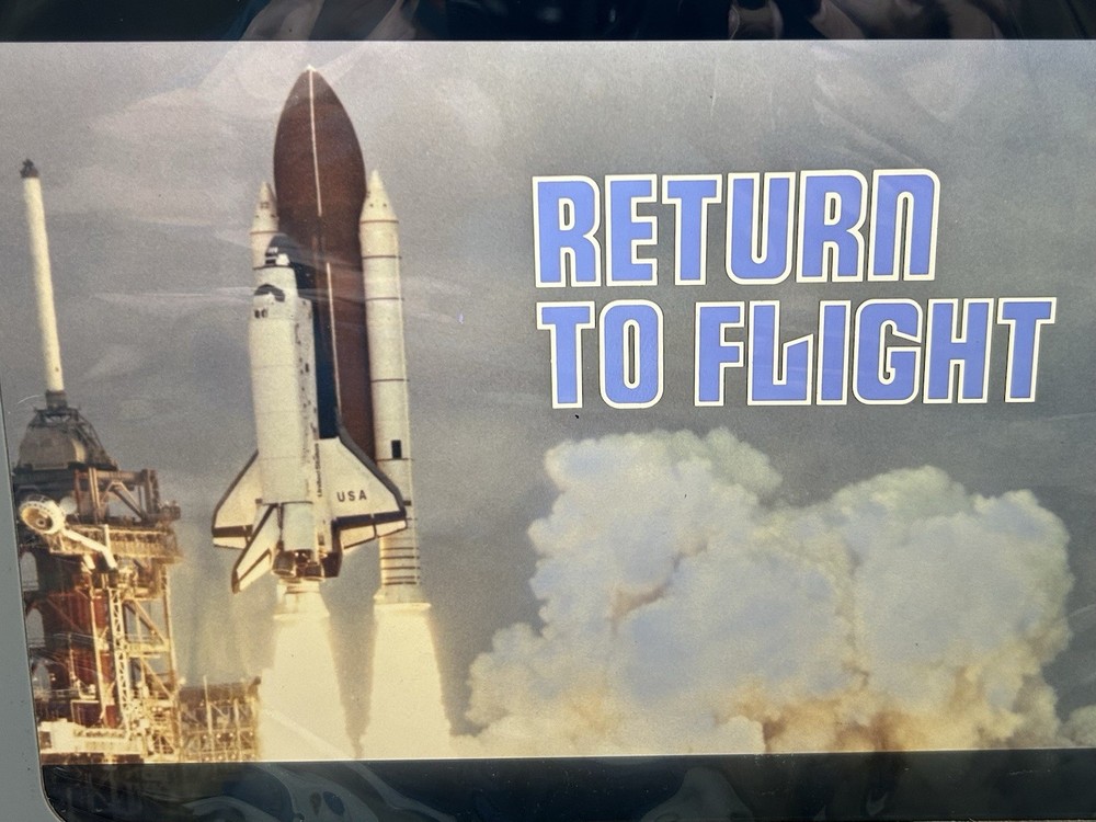 1988 NASA Rockwell Shuttle Return To Flight Presentation Transparency-4595