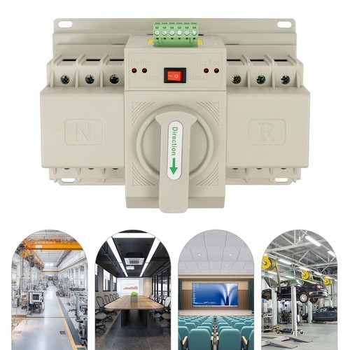 Automatic Switch Double Power Screw Mounting Switch Transfer Switch 110V AC 63A