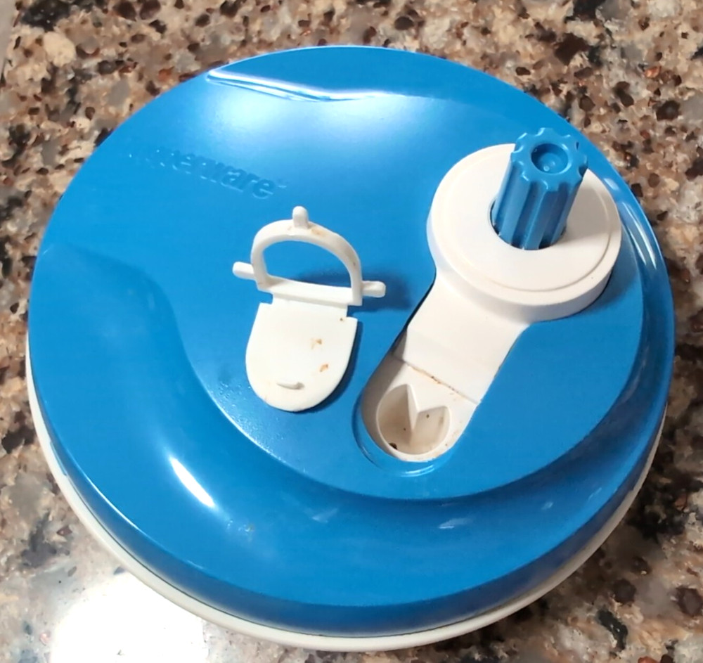 Tupperware Quick Chef Pro System Manual Food Processor #5578B-1 BLUE