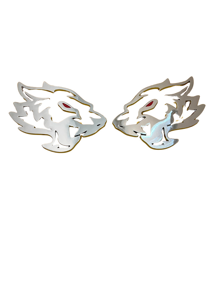 Mustang Coyote 5.0 Fender Emblems - CHROME