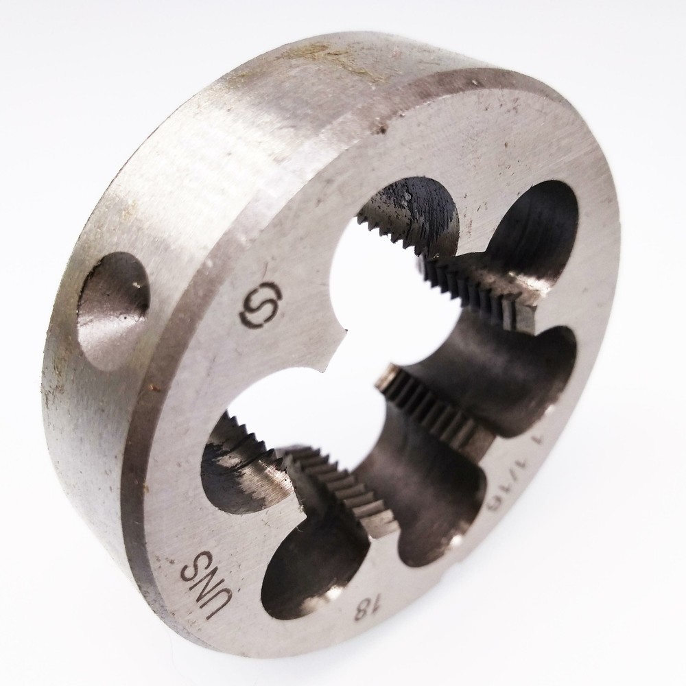 HSS 1 1/16"-18 UNS Die Right Hand Thread